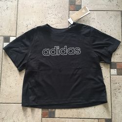 NWT Adidas ladies Logo Tshirt Size S