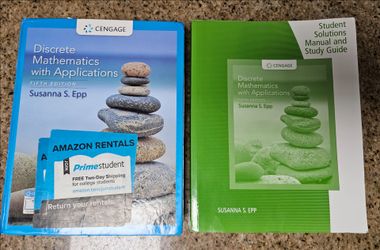 Discrete Mathematics with Applications 5th Ed + Student Solutions Manual – Susanna Epp