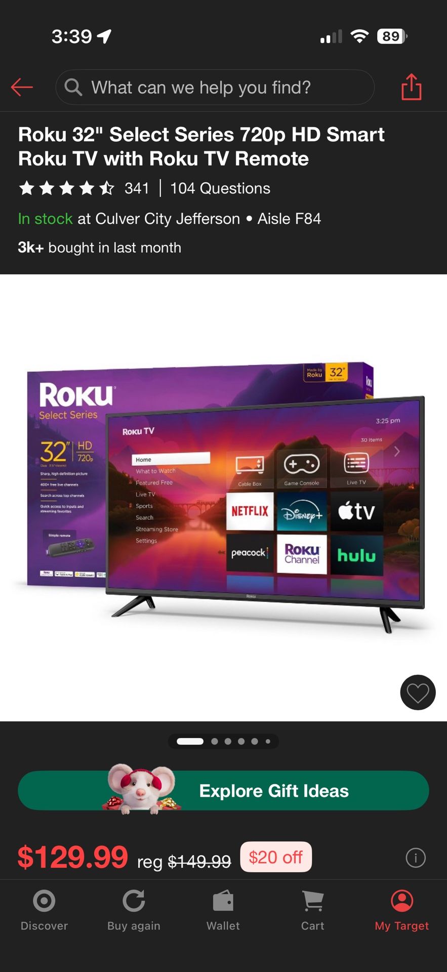 Roku 32 inch Tv 