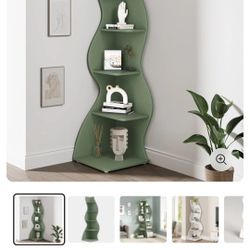 Modern Corner Bookshelf 