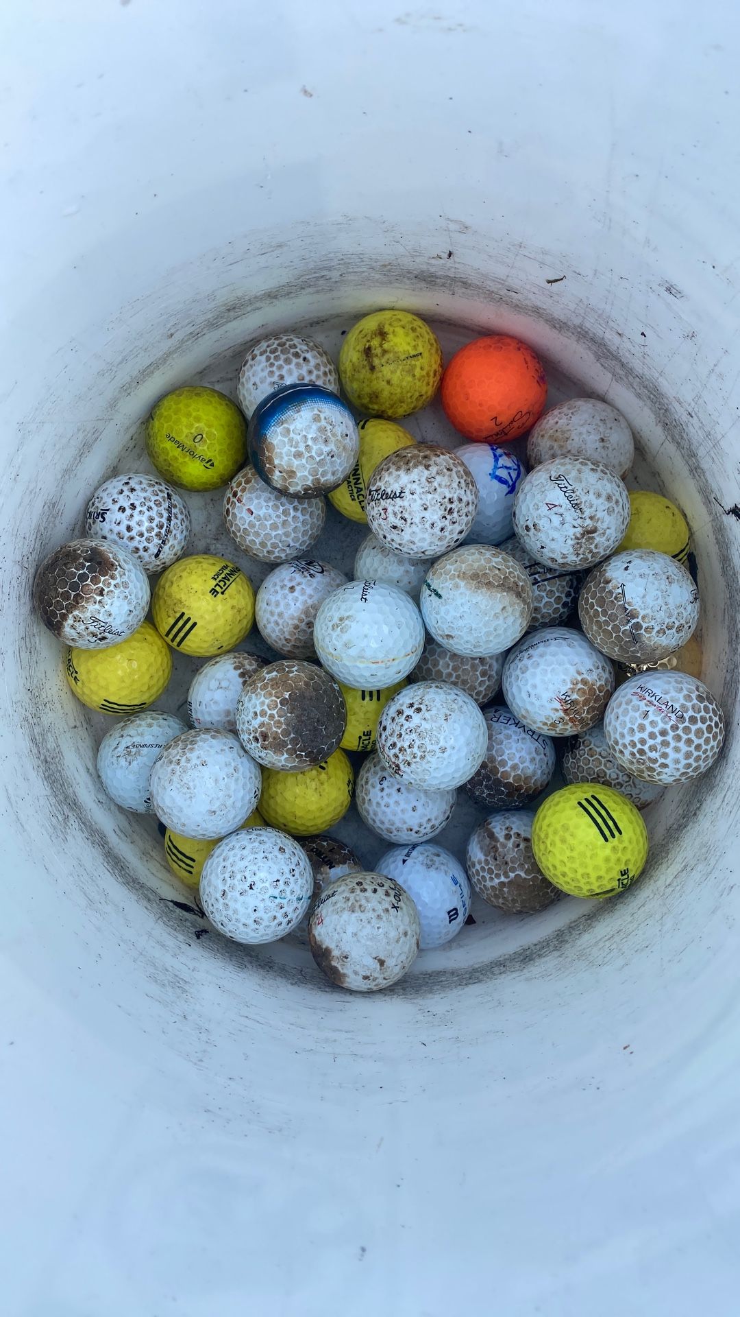 Bucket Of Golf Balls