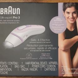 Braun Silk·expert Pro 3 Generation IPL for Women Or Men, Permanent Hair Removal.