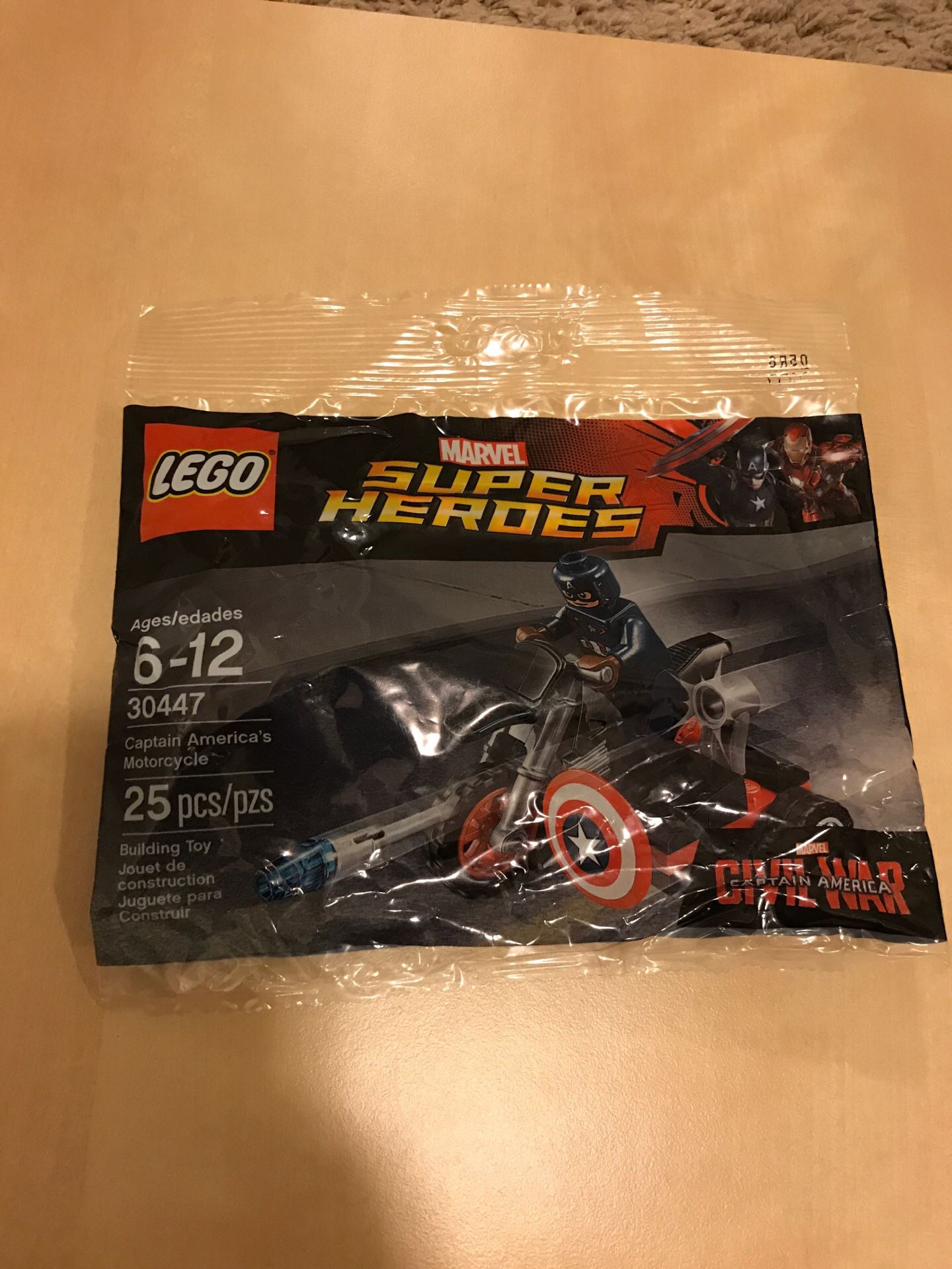 LEGO 30447 Superheroes Captain America’s motorcycle polybag