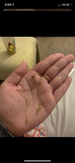 10 kt anklet (broken needs to be fixed)