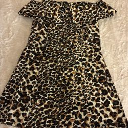 Express Cotton Off The Shoulder mini Dress