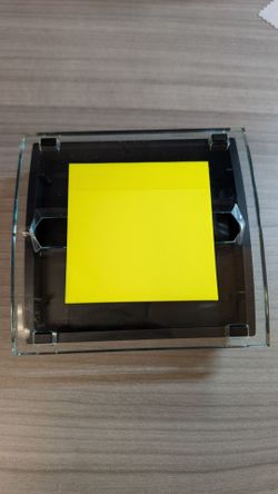 Post-it Pop-up Notes Dispenser, 4x4, Black/Clear