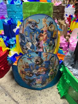 Zootopia 2 three tier pinata with balls