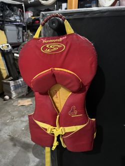 Life Jacket Vest In Red 