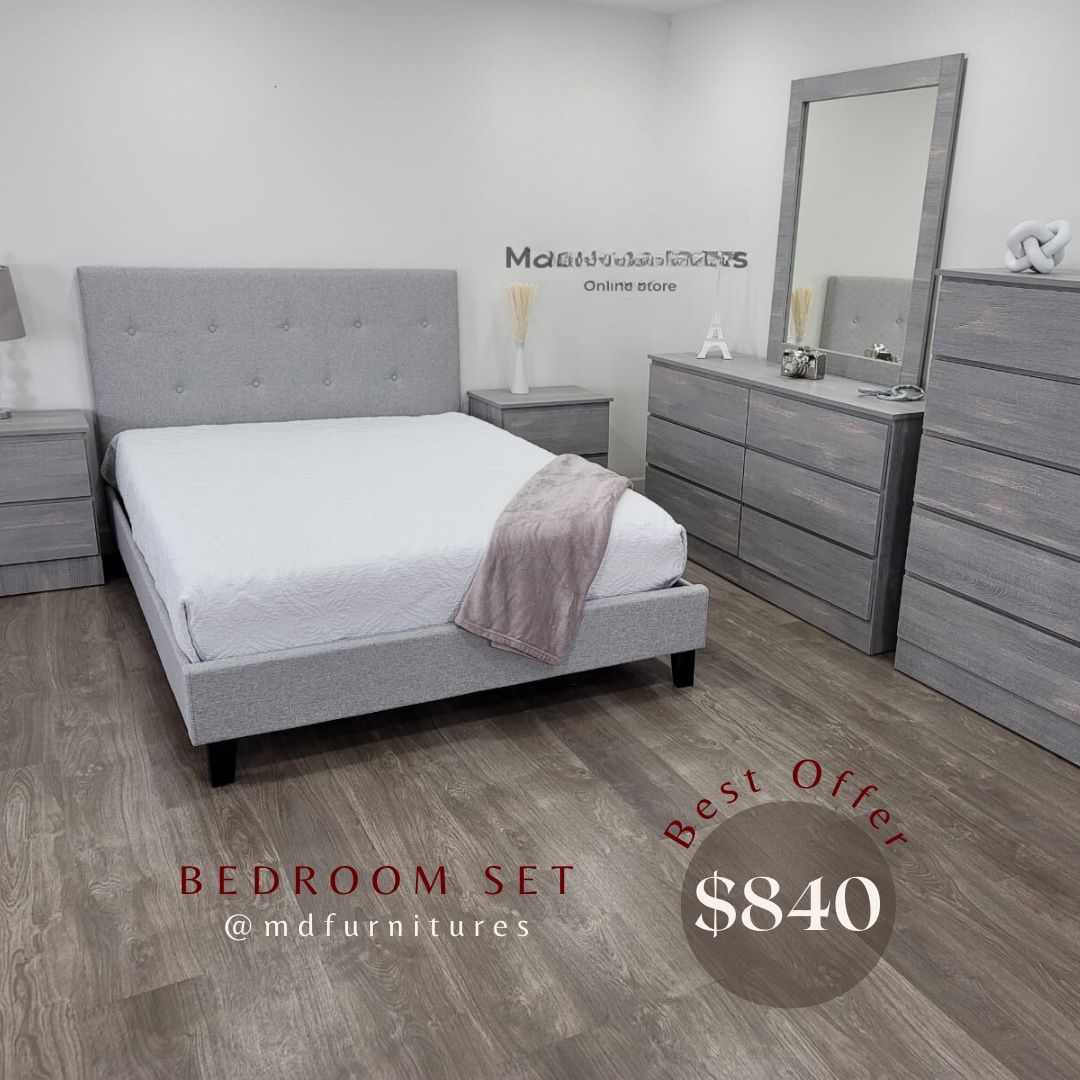 Brand New Bedroom Set / Juego de Cuarto Nuevo … Delivery Available 🚚