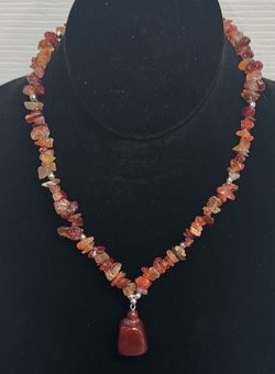 Real Stone Boho Necklace Just $5