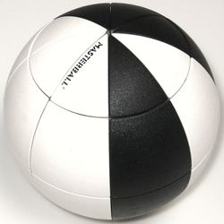 RARE Masterball (Duo Master) Vintage 1992 GeoMaster Black White Twist Puzzle 3”