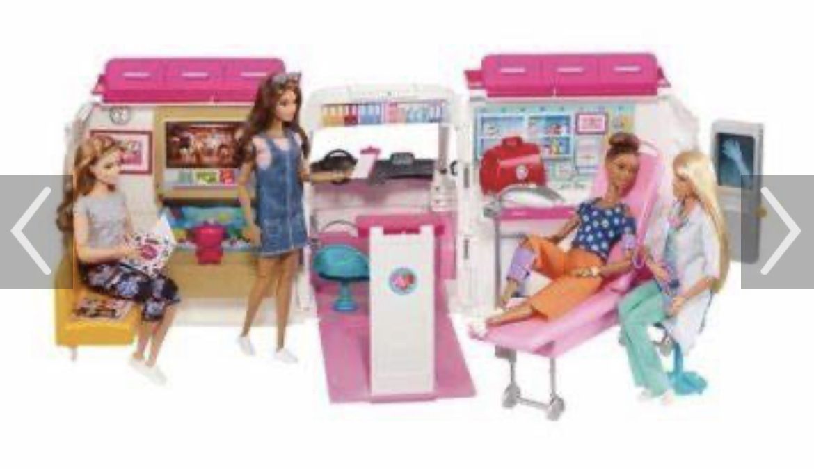 Barbie ambulance on sale stickers