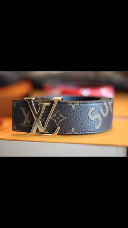 Louis Vuitton x Supreme Brown Monogram Belt