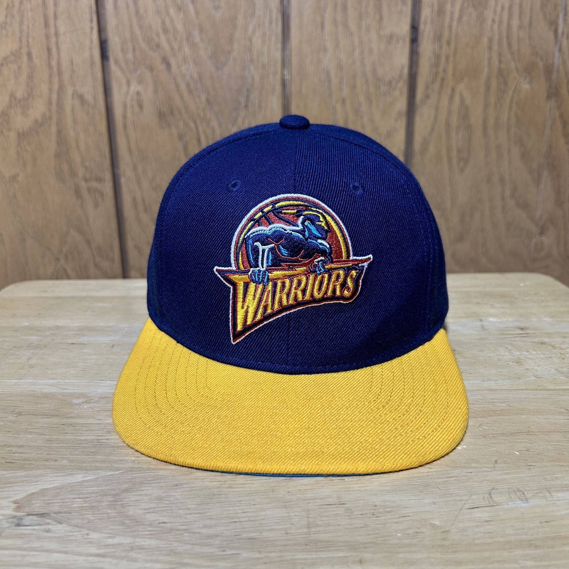 Golden State Warriors Snapback Hat Cap NBA Mitchell & Ness Hardwood Classics 2.0