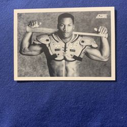 1990 Score Bo Jackson FB/BB Baseball Card #697 