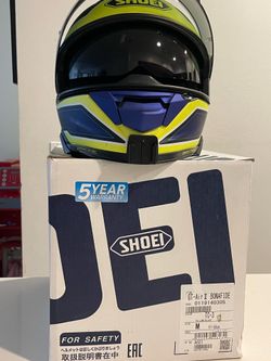 Shoei motorcycle helmet
