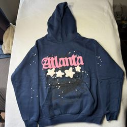 Sp5der Hoodie Atlanta Blue XL