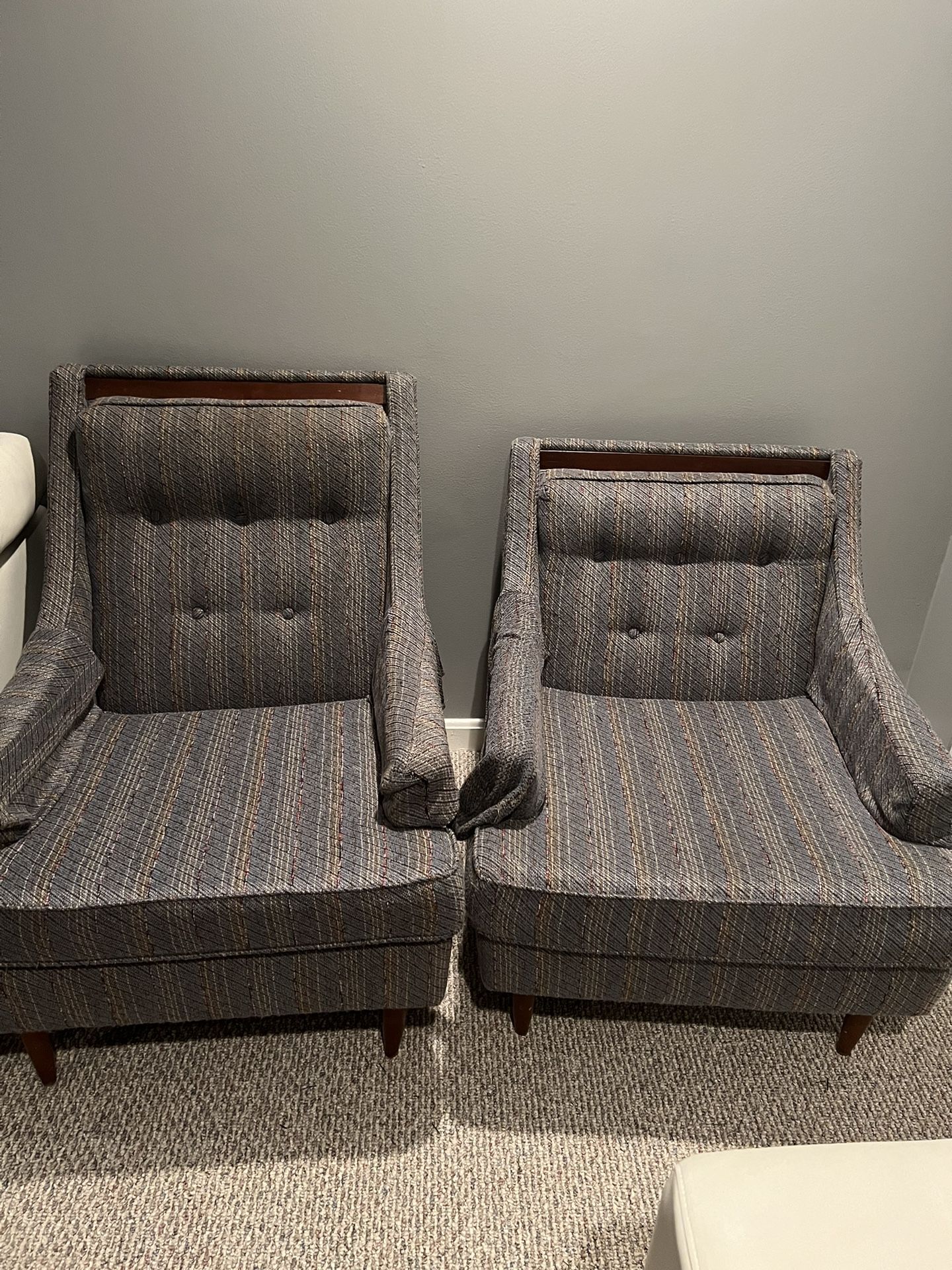 Blueish Gray Chairs