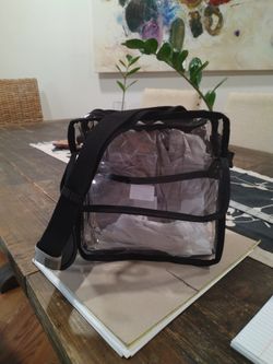 Clear Plastic Hand Bag Brand New