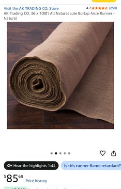 Burlap fabric