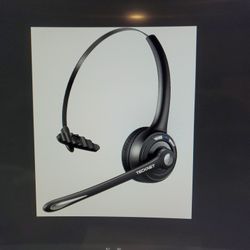 Bluetooth Headset, Wireless On Ear Headphone Built In Mic, Black