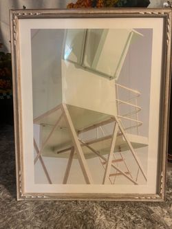 Framed Modern Architectural Art Print – Unique Decor