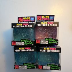 Needoh Nice Cube Glitter And Glow 