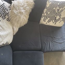 Black Sofa Set 