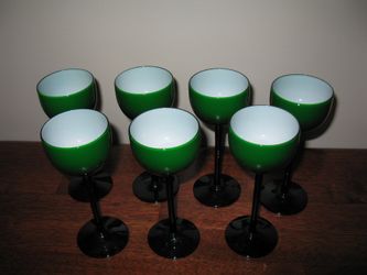 Vintage cordial glasses