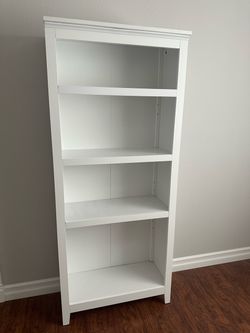White shelf