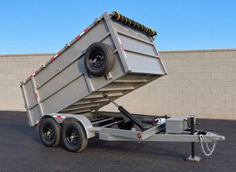 Dump trailer traila de dompe