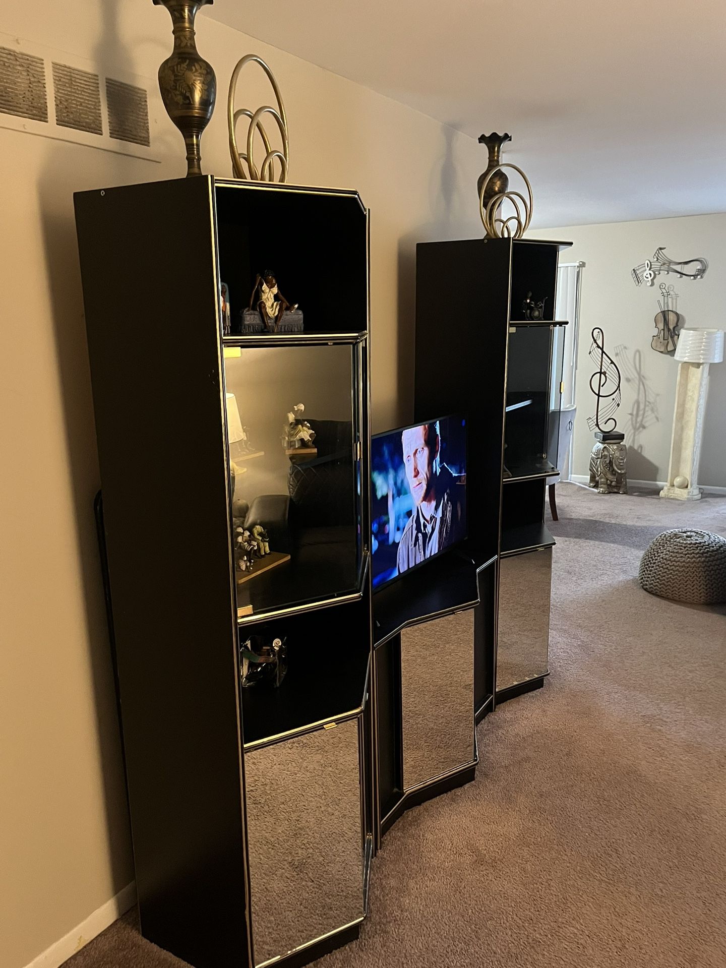 Moving Soon - Three-piece entertainment center