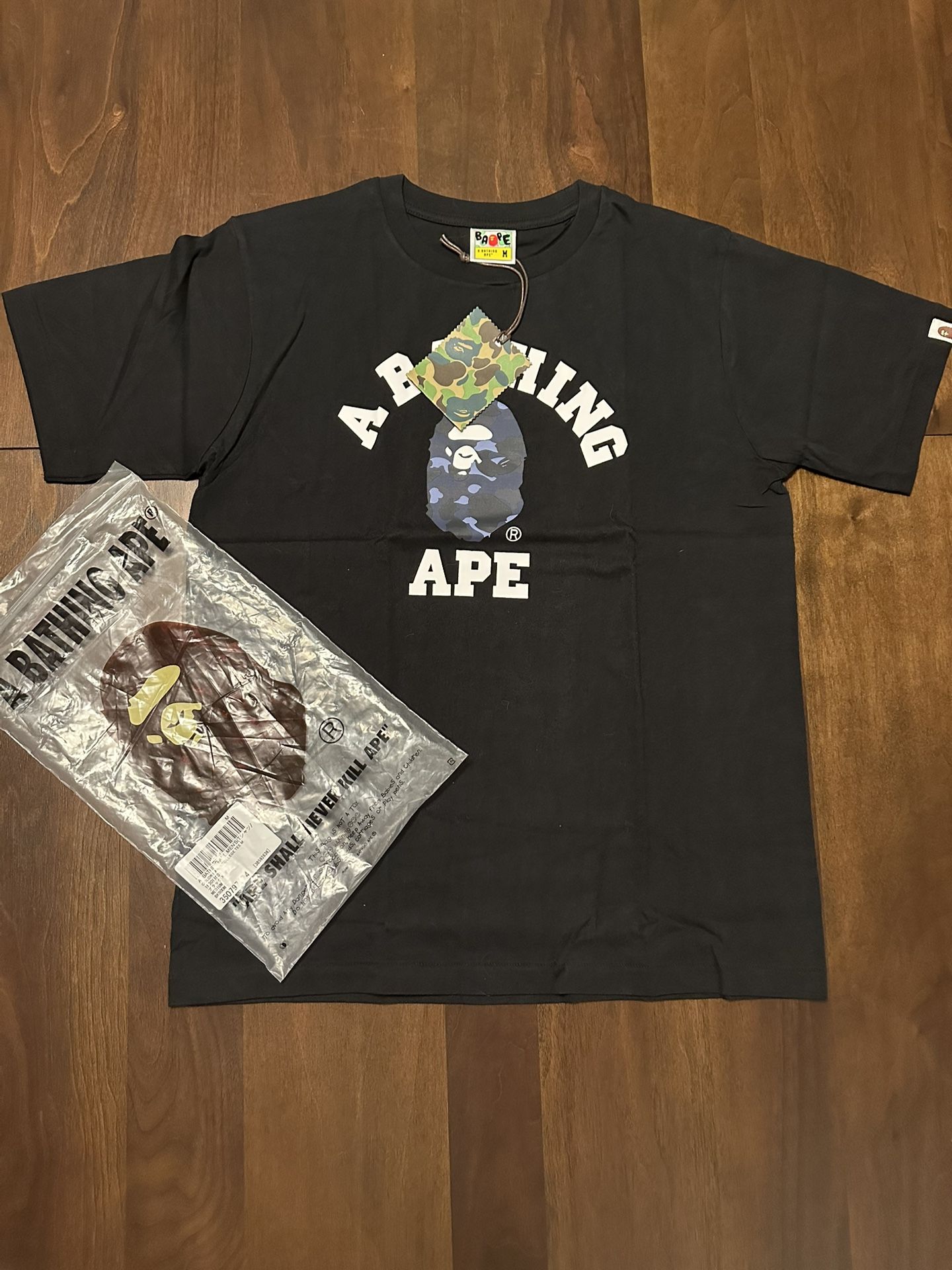 BAPE ABC 2020 Camo college tee blue/black