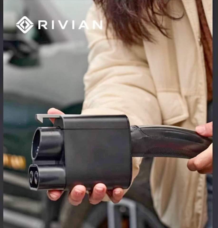Official Rivian NACS DC Tesla Supercharger Adapter