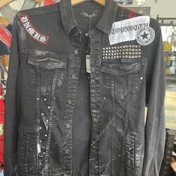 Men’s Denim Jean Jacket Size Medium