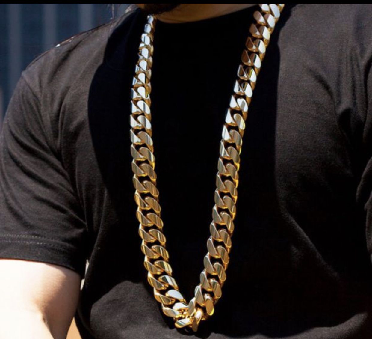 Anuel-Cuban Link Chain and Bracelet