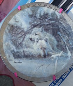 "Winter lullaby" collectible plate