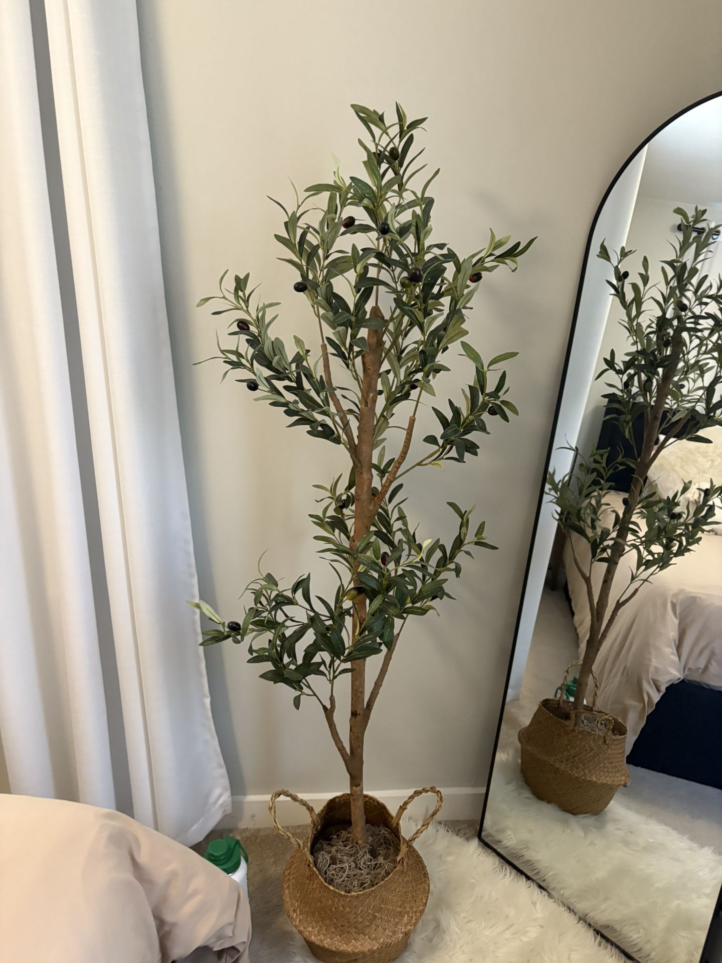 5 Foot Decorative Olive Tree (fake Tree)
