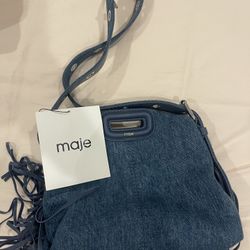 Maje Denim Bag
