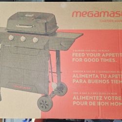 Megamaster
3-Burner Propane Gas Grill in Black