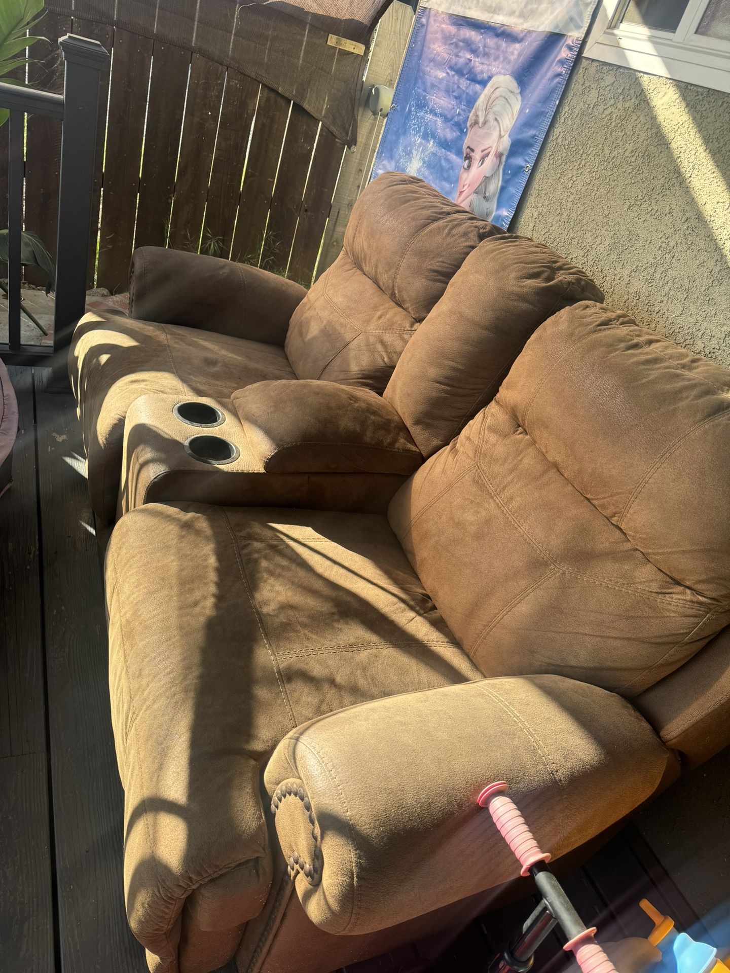 Brown Recliner /couch