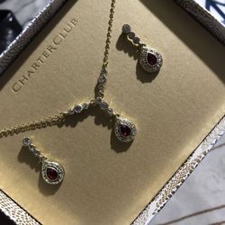 Earring And Necklace Set