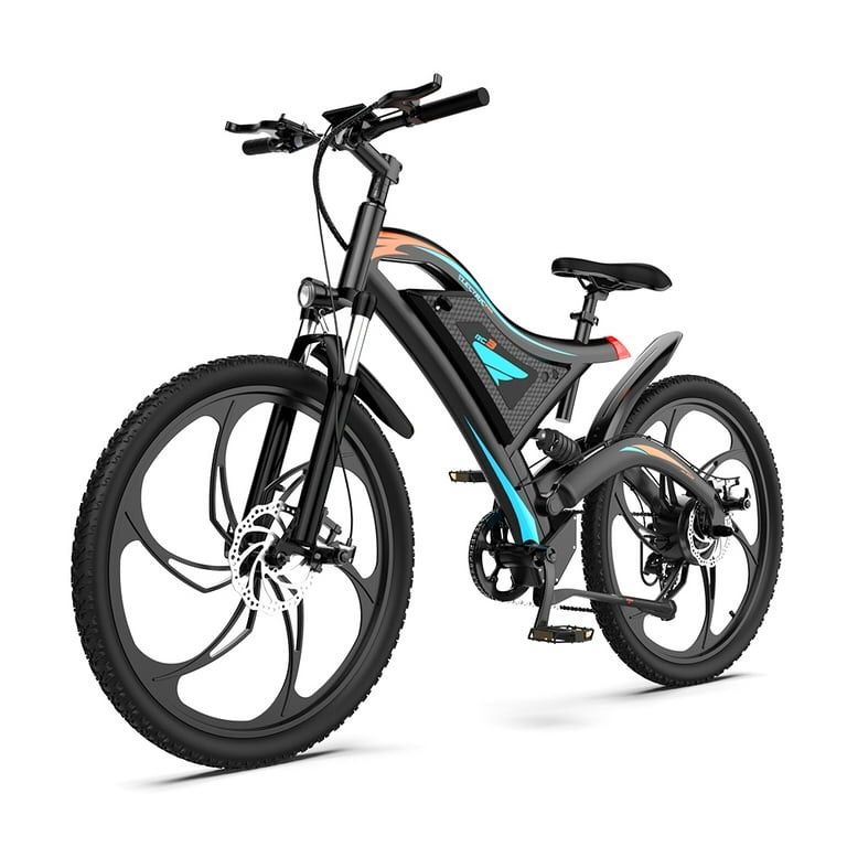 Electric Bike for Adults, 500W Motor Fat Tire Bicycle with 48V 15AH Battery, 3 Riding Modes, with Front light