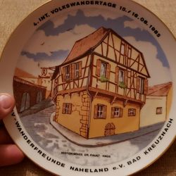 historisches dr. faust haus 1985 collector plate