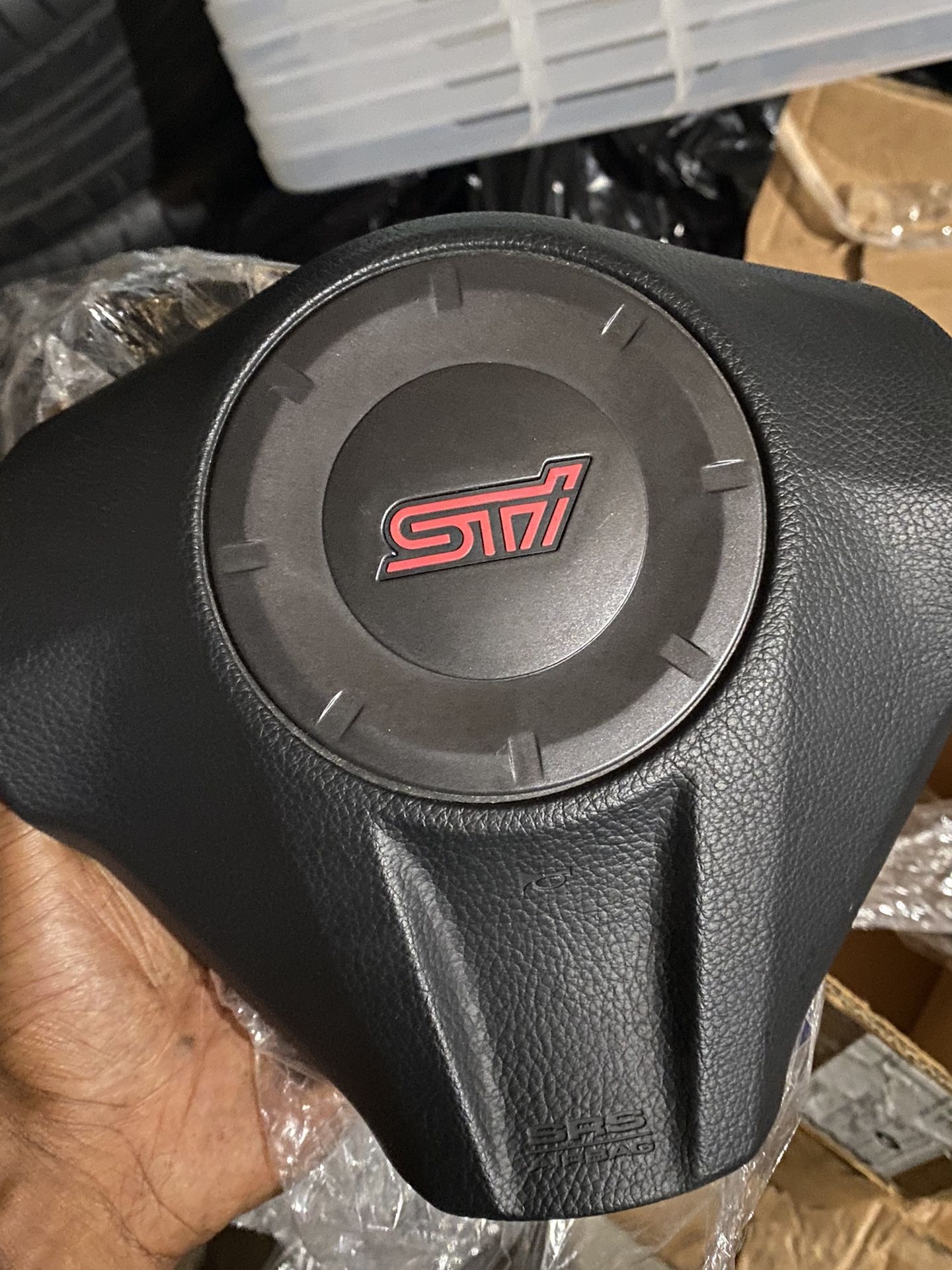 SUBARU WRX STI STEERING WHEEL DRIVERS SIDE SAFETY BAG
