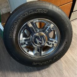 Set Of Rims With Tires 
