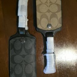 New  COACH luggage  tags
