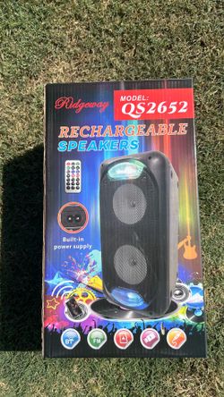 Ridgeway QS2652 Rechargeable Bluetooth Speaker