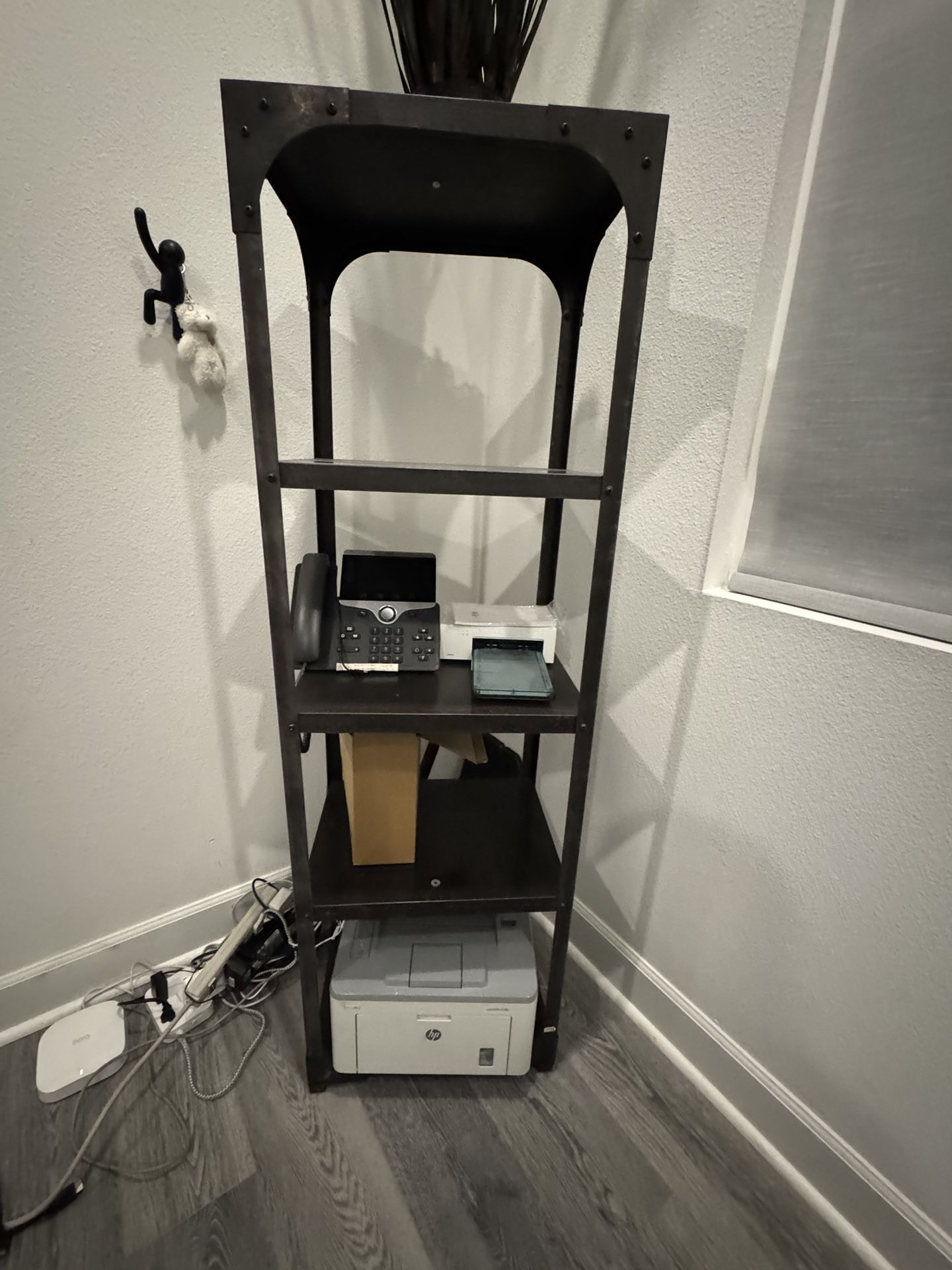 Industrial Metal Shelving Unit / Tall Display Rack