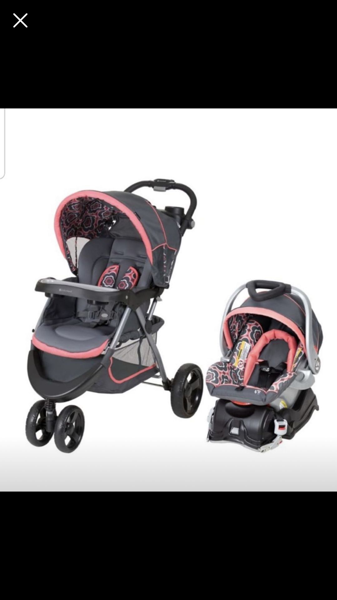 Baby trend stroller and car seat